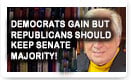 Democrats Gain But Republicans Should Keep Senate Majority