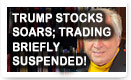 Trump Stocks Soards: Trading Briefly Suspended