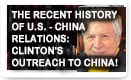 The Recent History Of U.S. – China Relations: Clinton’s Outreach To China – History Video!