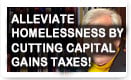 Alleviate Homelessness By Cutting Capital Gains Taxes
